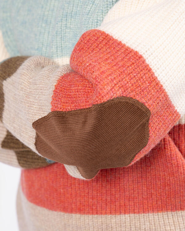 Beams+ Crew Multi Stripe 5G | 3815014304890 | AFEW STORE